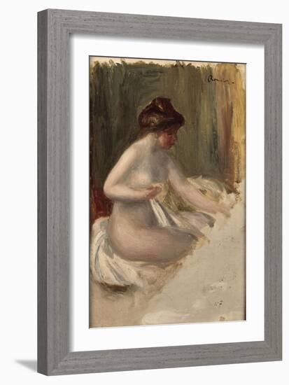 Nu, étude inachevée-Pierre-Auguste Renoir-Framed Giclee Print