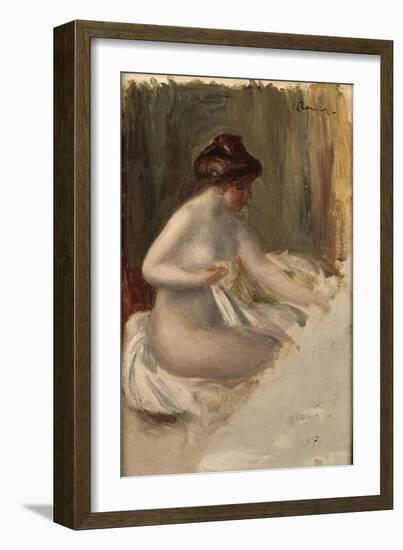 Nu, étude inachevée-Pierre-Auguste Renoir-Framed Giclee Print