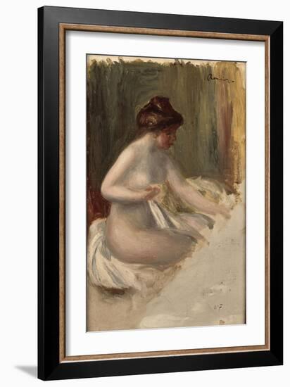 Nu, étude inachevée-Pierre-Auguste Renoir-Framed Giclee Print