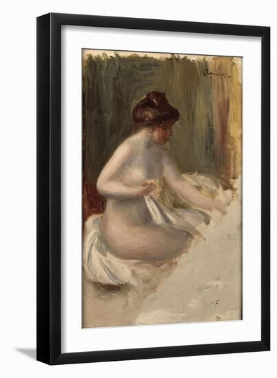 Nu, étude inachevée-Pierre-Auguste Renoir-Framed Giclee Print