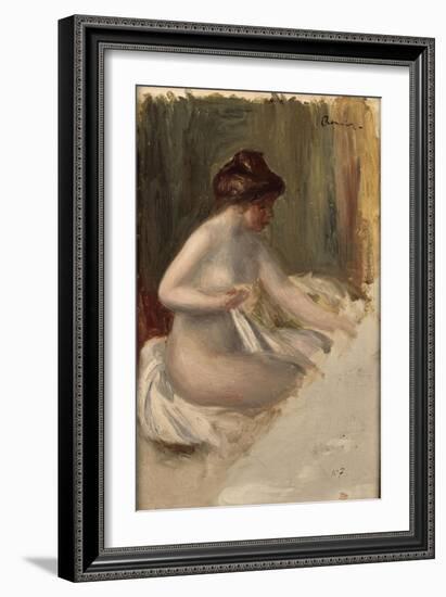 Nu, étude inachevée-Pierre-Auguste Renoir-Framed Giclee Print