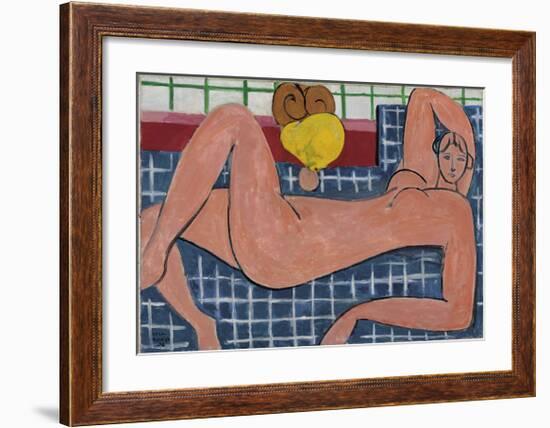 Nu Rose, 1935-Henri Matisse-Framed Art Print