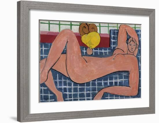 Nu Rose, 1935-Henri Matisse-Framed Art Print