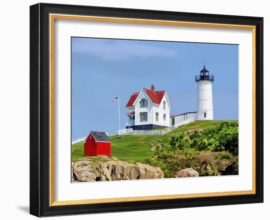 Nubble House I-Emily Kalina-Framed Art Print