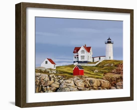 Nubble House II-Emily Kalina-Framed Art Print