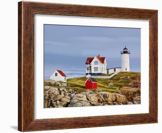 Nubble House II-Emily Kalina-Framed Art Print