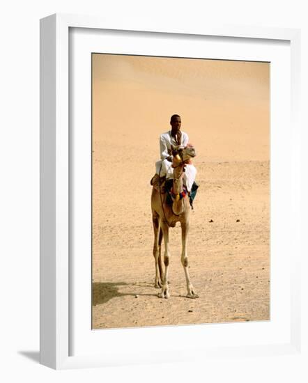 Nubian Camel Driver, Aswan, Egypt-Cindy Miller Hopkins-Framed Photographic Print