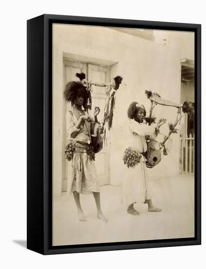 Nubian Musicians-G. Lekegian-Framed Premier Image Canvas