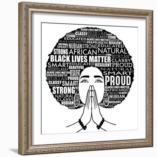 Nubian Queen-Marcus Prime-Framed Art Print