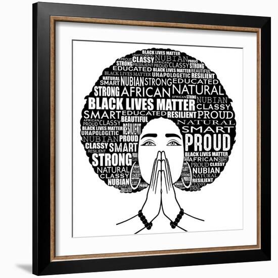 Nubian Queen-Marcus Prime-Framed Art Print