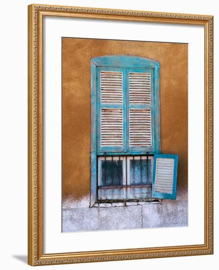 Nubian Window in a Village Across the Nile from Luxor, Egypt-Tom Haseltine-Framed Photographic Print