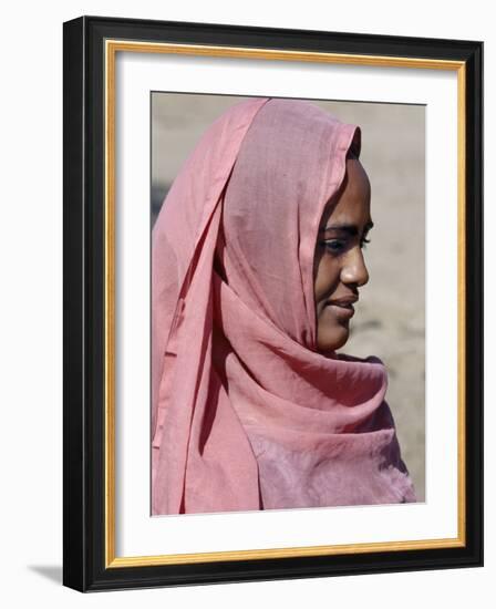 Nubian Women Wear Bright Dresses and Headscarves Even Though They are Muslims-Nigel Pavitt-Framed Photographic Print