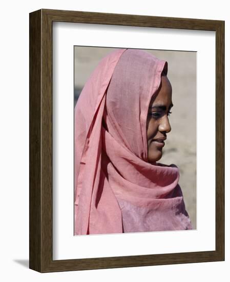 Nubian Women Wear Bright Dresses and Headscarves Even Though They are Muslims-Nigel Pavitt-Framed Photographic Print