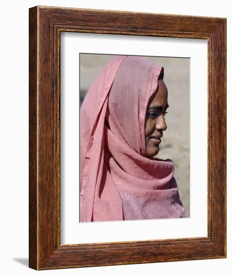 Nubian Women Wear Bright Dresses and Headscarves Even Though They are Muslims-Nigel Pavitt-Framed Photographic Print