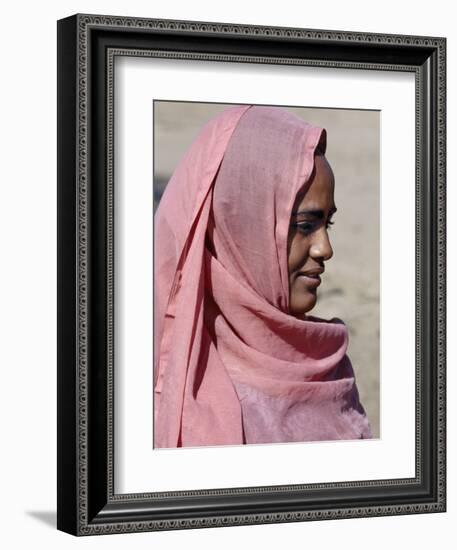 Nubian Women Wear Bright Dresses and Headscarves Even Though They are Muslims-Nigel Pavitt-Framed Photographic Print