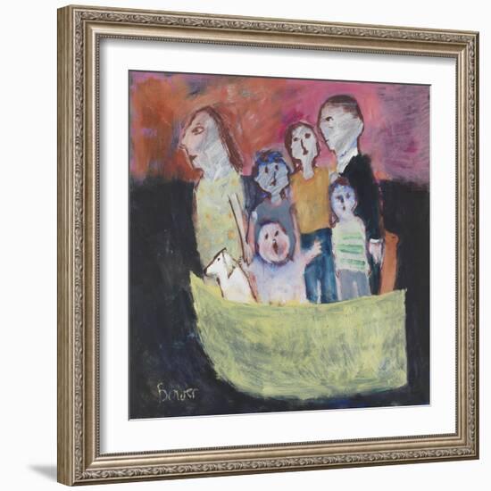 Nuclear Family; 2011-Susan Bower-Framed Giclee Print