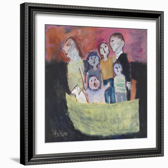 Nuclear Family; 2011-Susan Bower-Framed Giclee Print