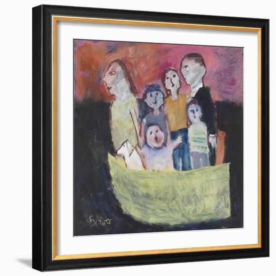 Nuclear Family; 2011-Susan Bower-Framed Giclee Print