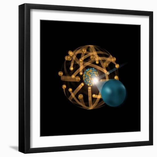 Nuclear Fission, Artwork-Crown-Framed Premium Photographic Print