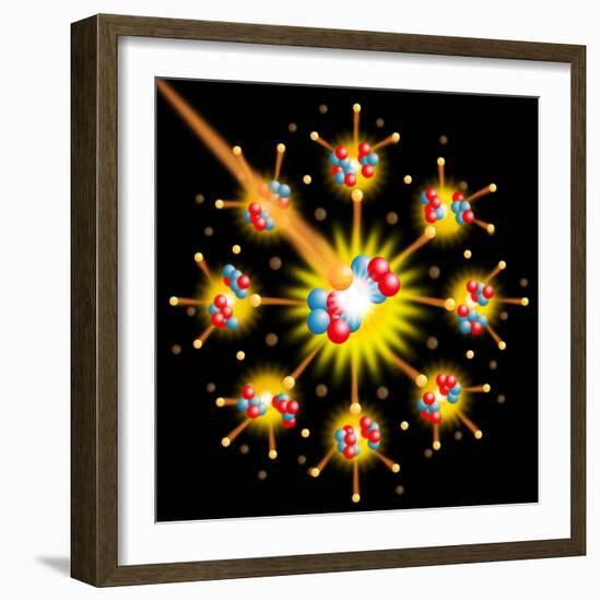 Nuclear Fission-David Nicholls-Framed Premium Photographic Print