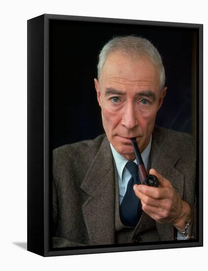 Nuclear Physicist Dr. J. Robert Oppenheimer-Alfred Eisenstaedt-Framed Premier Image Canvas