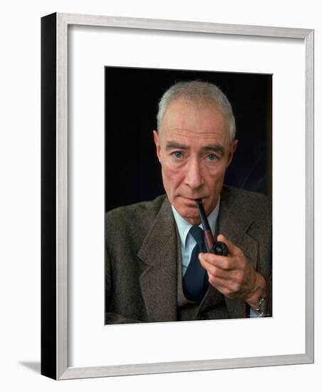 Nuclear Physicist Dr. J. Robert Oppenheimer-Alfred Eisenstaedt-Framed Premium Photographic Print