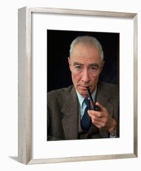 Nuclear Physicist Dr. J. Robert Oppenheimer-Alfred Eisenstaedt-Framed Premium Photographic Print