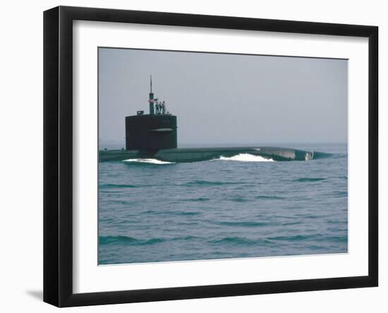 Nuclear Submarine, United States Navy-David Lomax-Framed Photographic Print