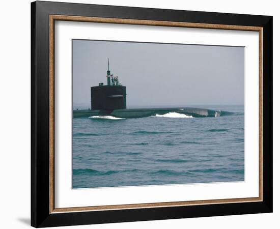 Nuclear Submarine, United States Navy-David Lomax-Framed Photographic Print