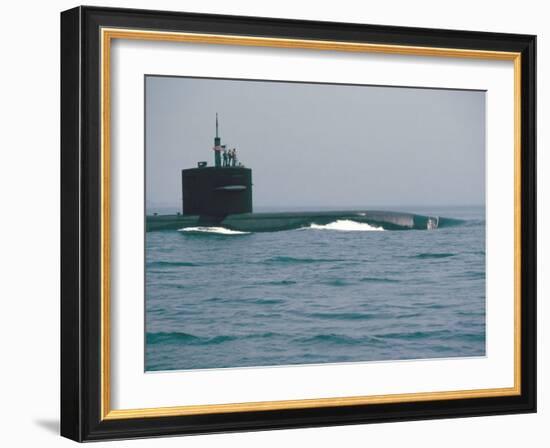 Nuclear Submarine, United States Navy-David Lomax-Framed Photographic Print