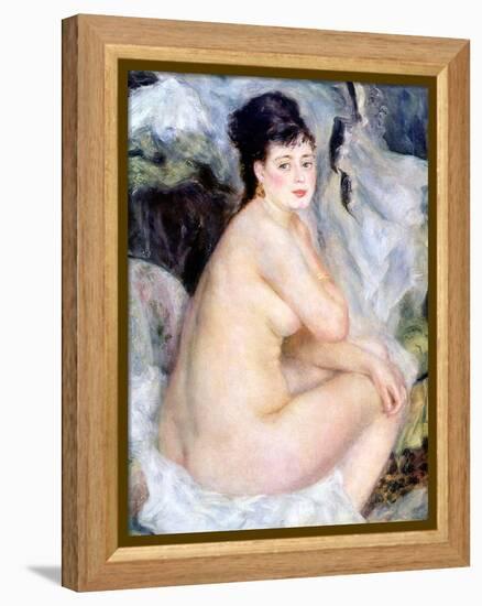 Nude, 1876-Pierre-Auguste Renoir-Framed Premier Image Canvas