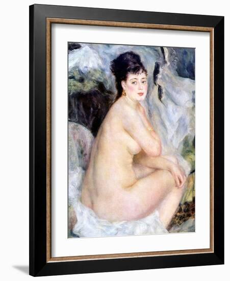 Nude, 1876-Pierre-Auguste Renoir-Framed Giclee Print