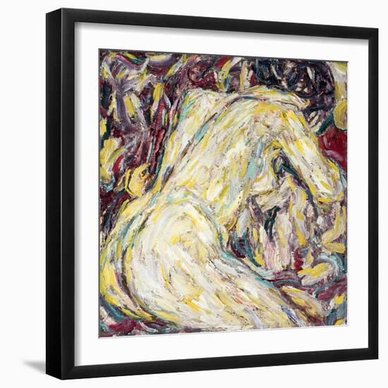 Nude, 1911 (Oil on Canvas)-Christian Rohlfs-Framed Giclee Print