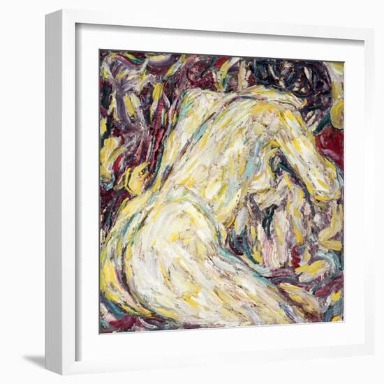 Nude, 1911 (Oil on Canvas)-Christian Rohlfs-Framed Giclee Print