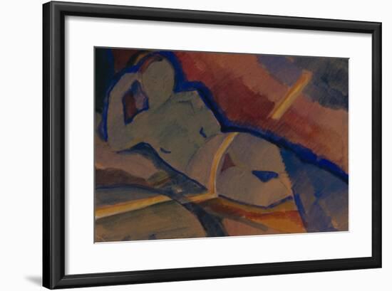 Nude, 1920-Nikolai Pavlovich Ulyanov-Framed Giclee Print