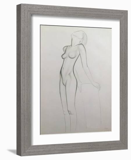 Nude, 1927-Eric Gill-Framed Giclee Print