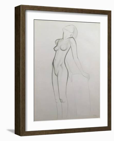 Nude, 1927-Eric Gill-Framed Giclee Print