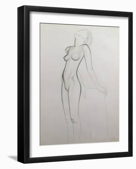 Nude, 1927-Eric Gill-Framed Giclee Print