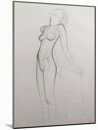 Nude, 1927-Eric Gill-Mounted Giclee Print