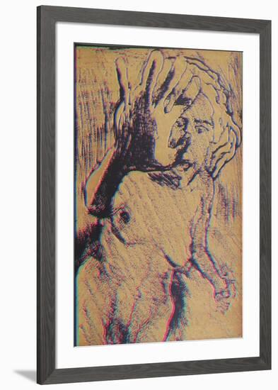 Nude 1-Lloyd Fertig-Framed Serigraph