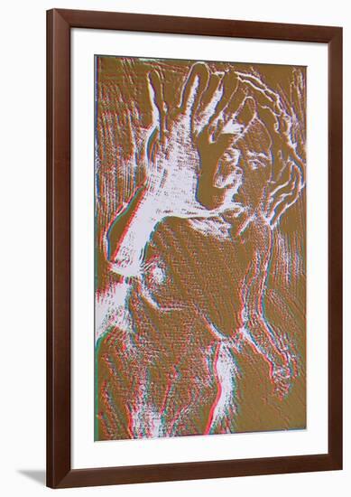 Nude 2-Lloyd Fertig-Framed Serigraph