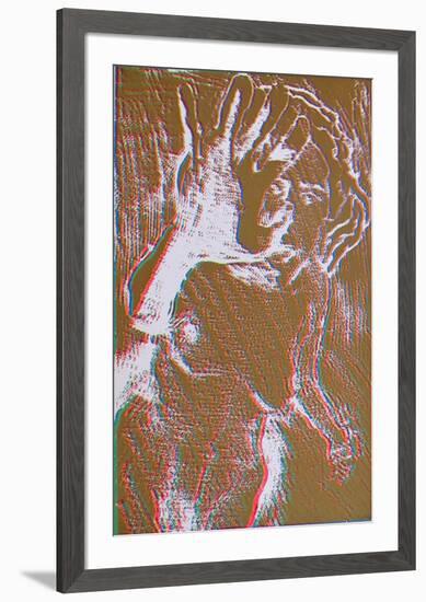 Nude 2-Lloyd Fertig-Framed Serigraph