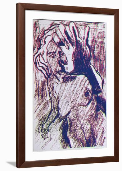 Nude 3-Lloyd Fertig-Framed Serigraph