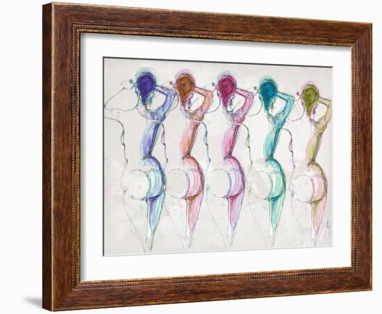 Nude 4B-Jodi Pedri-Framed Art Print