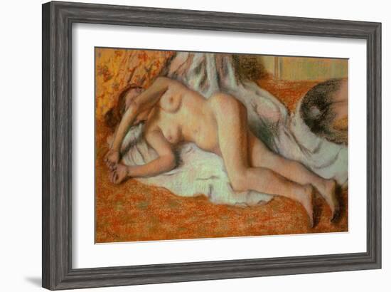 Nude, after the Bath-Edgar Degas-Framed Giclee Print