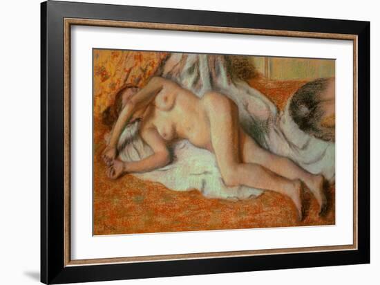 Nude, after the Bath-Edgar Degas-Framed Giclee Print