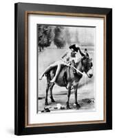 Nude And Donkey, C1900-null-Framed Photographic Print