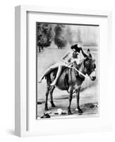 Nude And Donkey, C1900-null-Framed Photographic Print