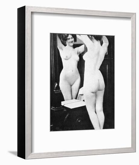 Nude And Mirror, 1902-Fritz W. Guerin-Framed Photographic Print