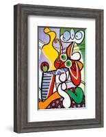 Nude and Still Life, c.1931-Pablo Picasso-Framed Art Print